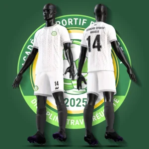 ensemble foot wane blanc